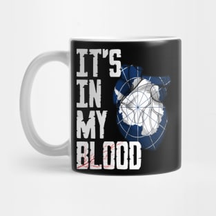 Antarctica it's in my Blood Mug